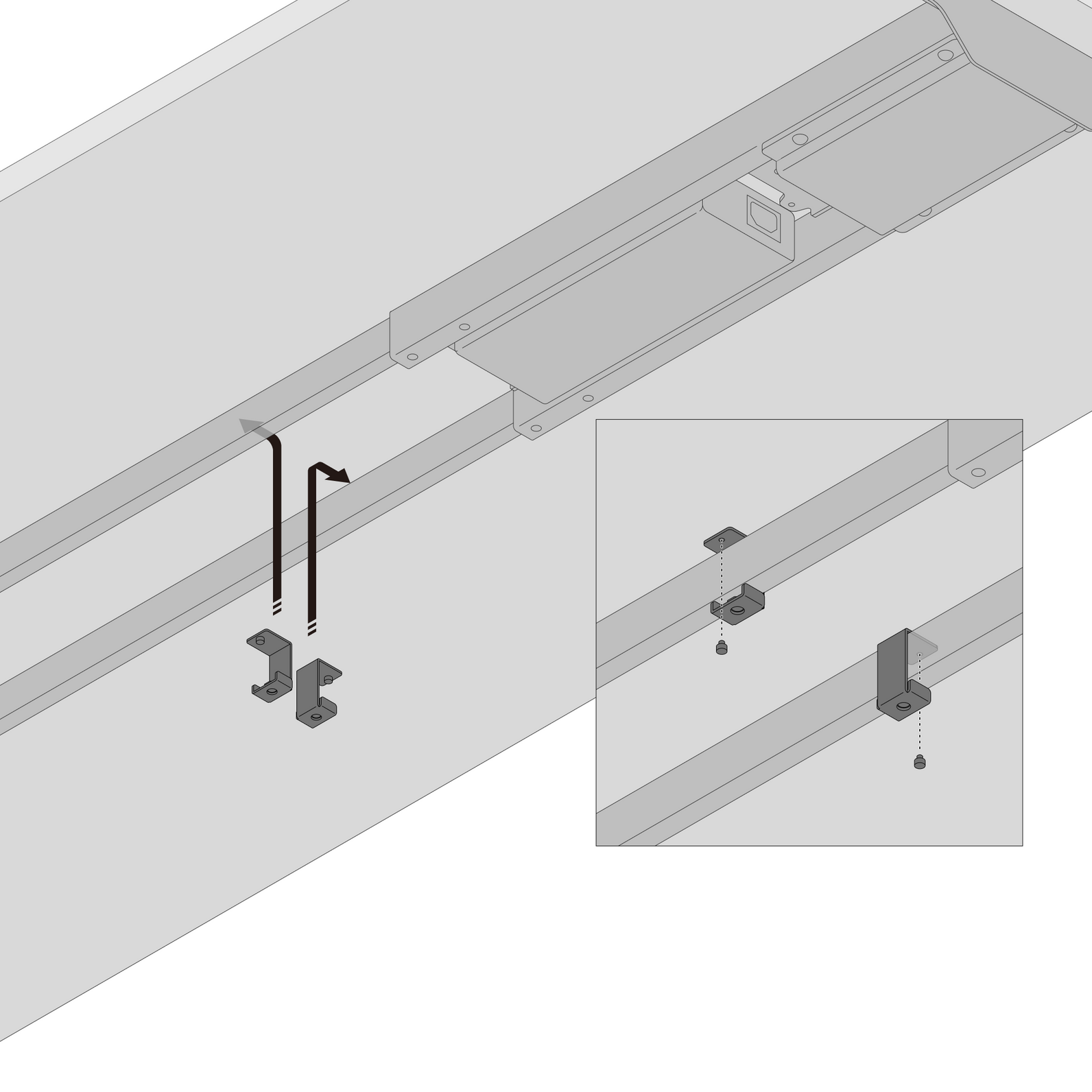 Hanger for Mesh Cable Holder