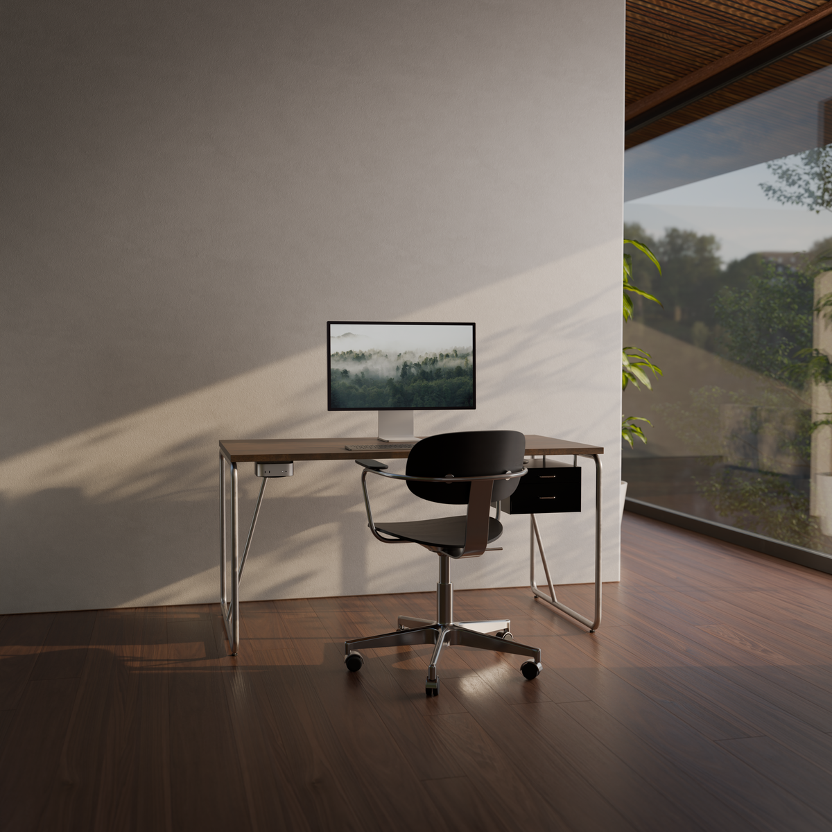 DESK - FOREST / Steel Leg
