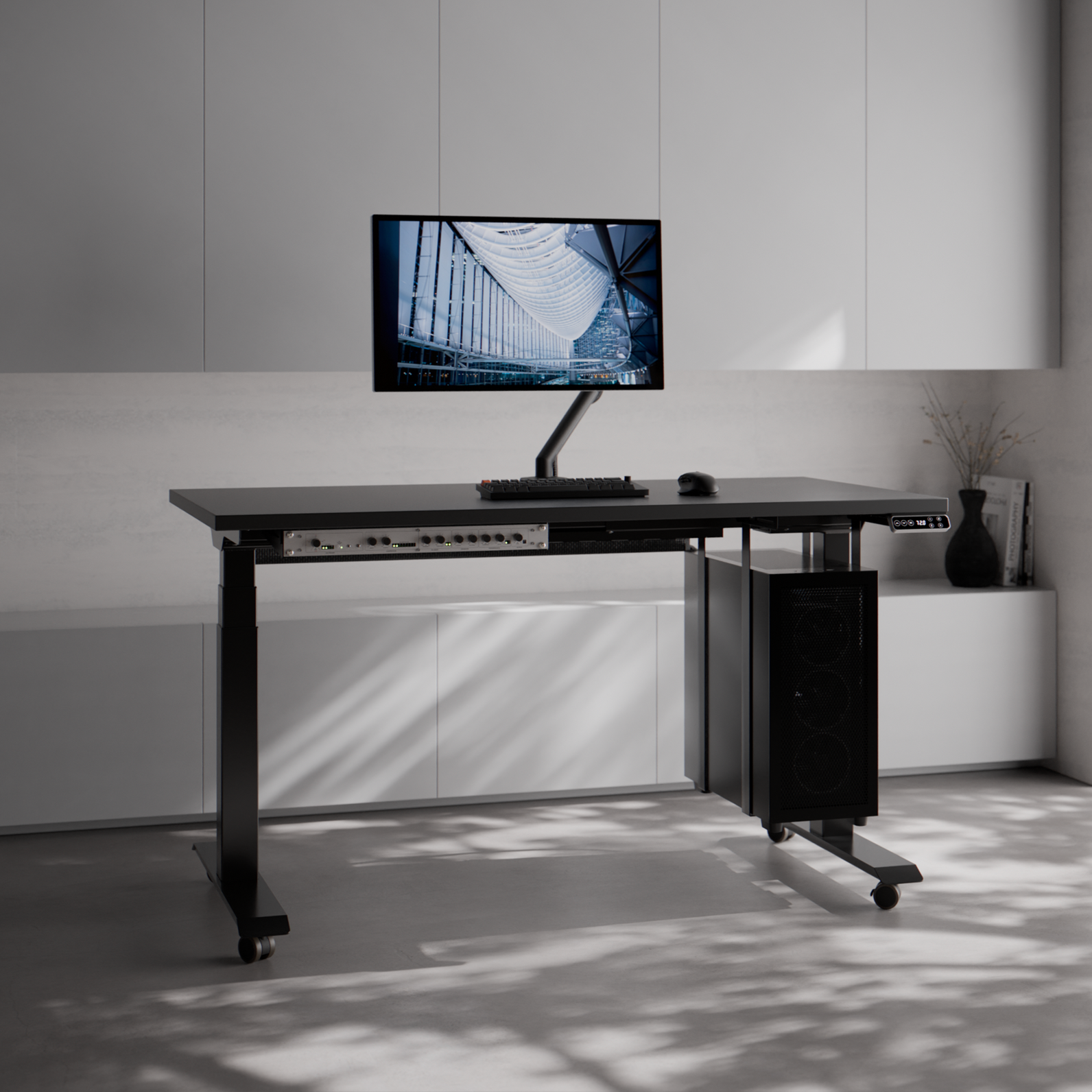 PREDUCTS METRO DARK 付属品有 モジュール式電動昇降デスク METRO DARK / Standing | PREDUCTS