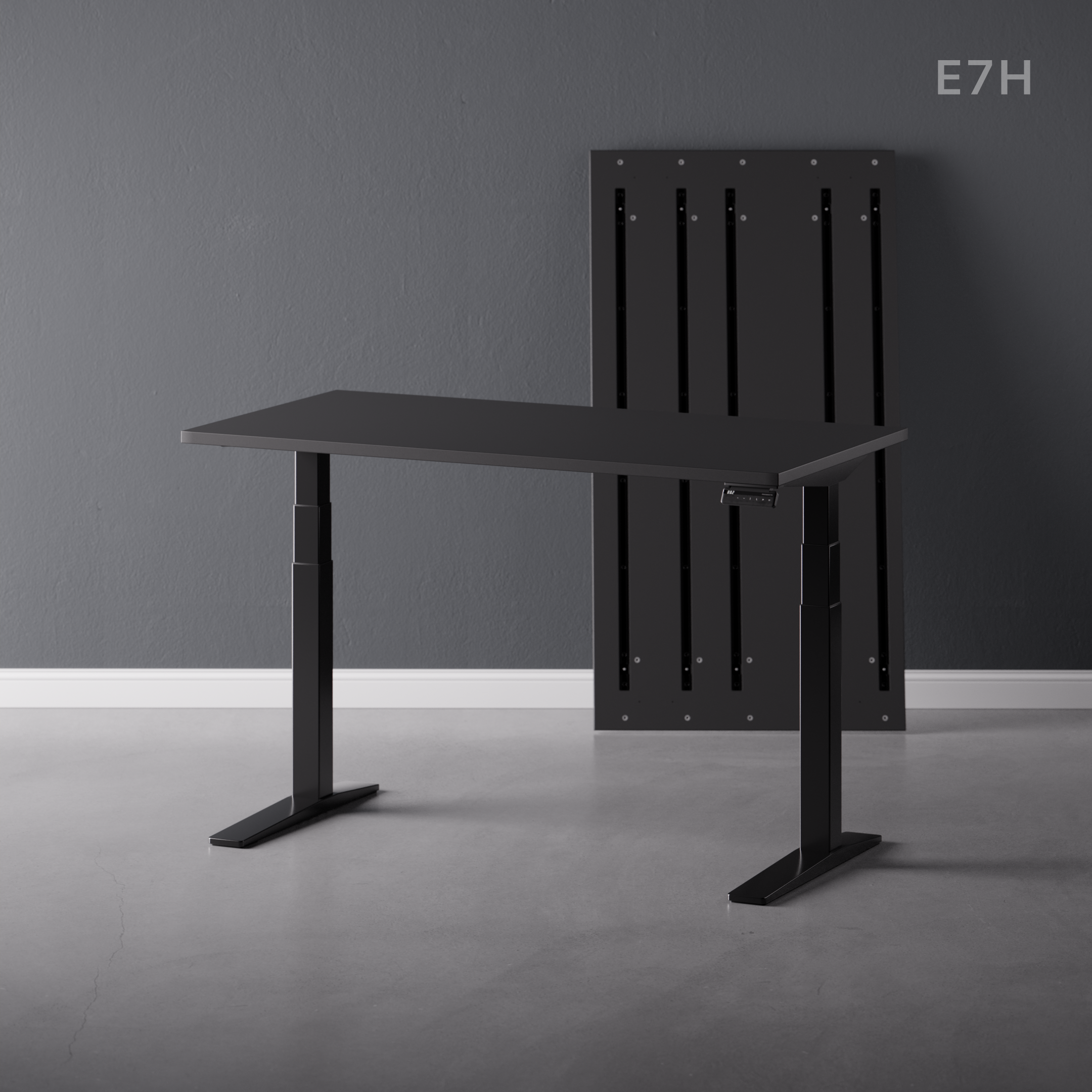 PREDUCTS METRO DARK ＋ FlexiSpot E7 Pro 黒 DESK - METRO DARK