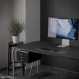 DESK - METRO DARK / Steel Leg