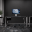 DESK - METRO DARK / Steel Leg
