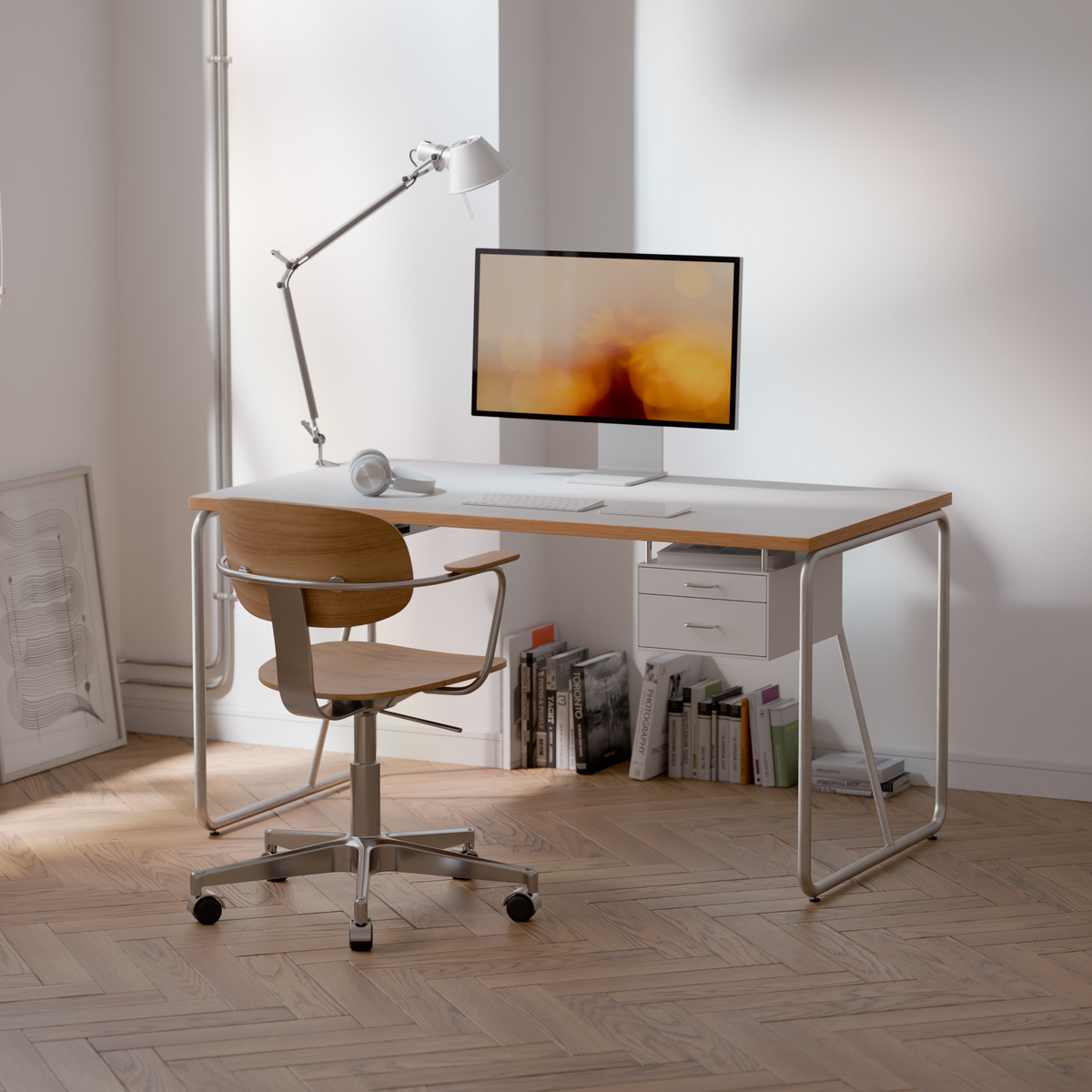DESK - STUDIO / Steel Leg