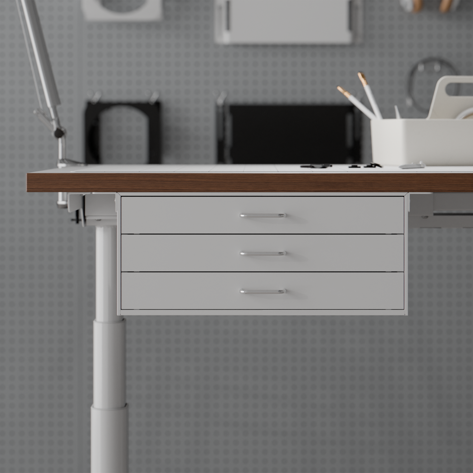 PREDUCTS Drawer Threeホワイト金属製収納ボックス 引き出し Drawer Three | PREDUCTS