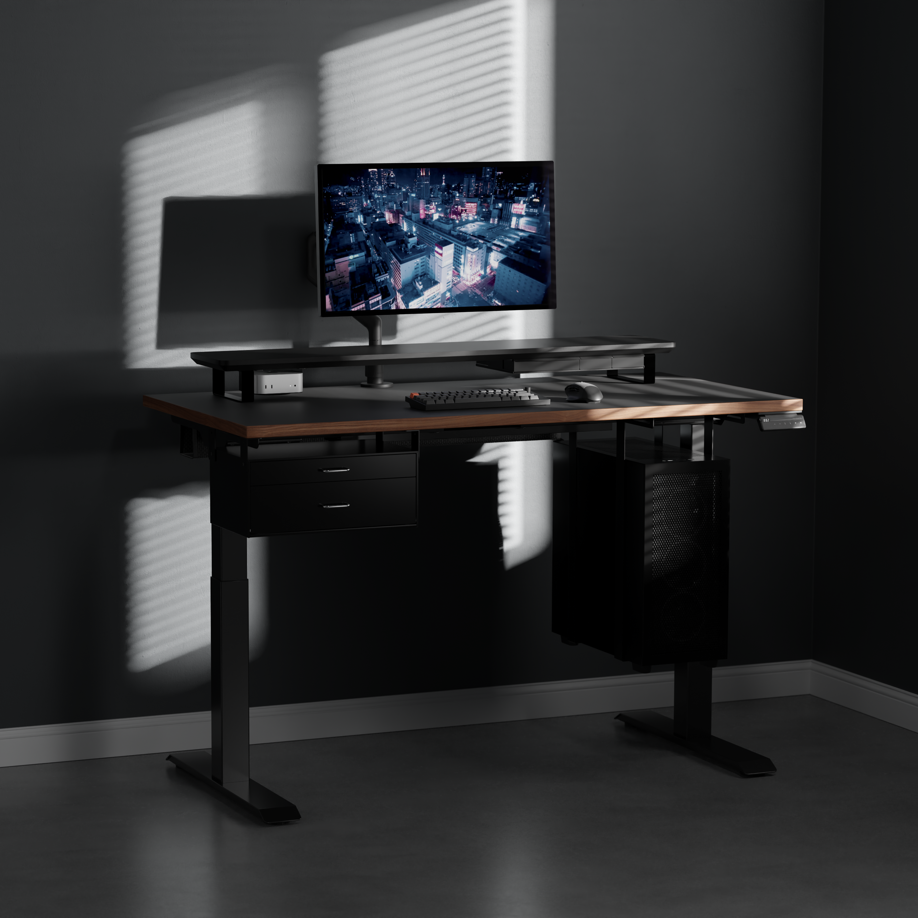 Flexispot E7 黒 未開封 脚フレーム 電動式昇降デスク